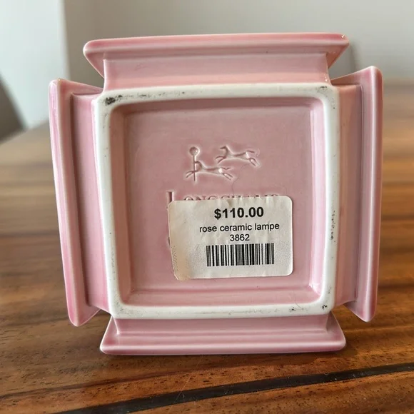 Longchamp Pink Ceramic Berger Lamp Diffuser - Picture 5 of 7